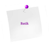 Batik  width=