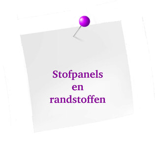 Stofpanels en randstoffen