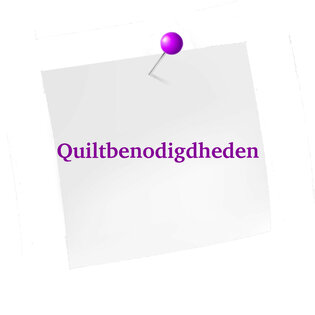 Quiltbenodigdheden