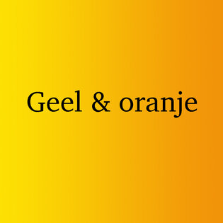 Geel en oranje
