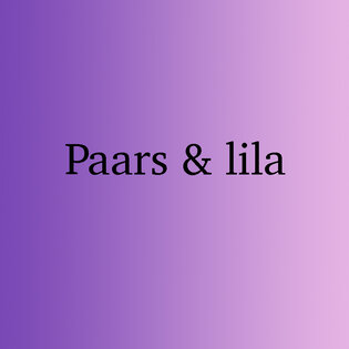 Paars en lila