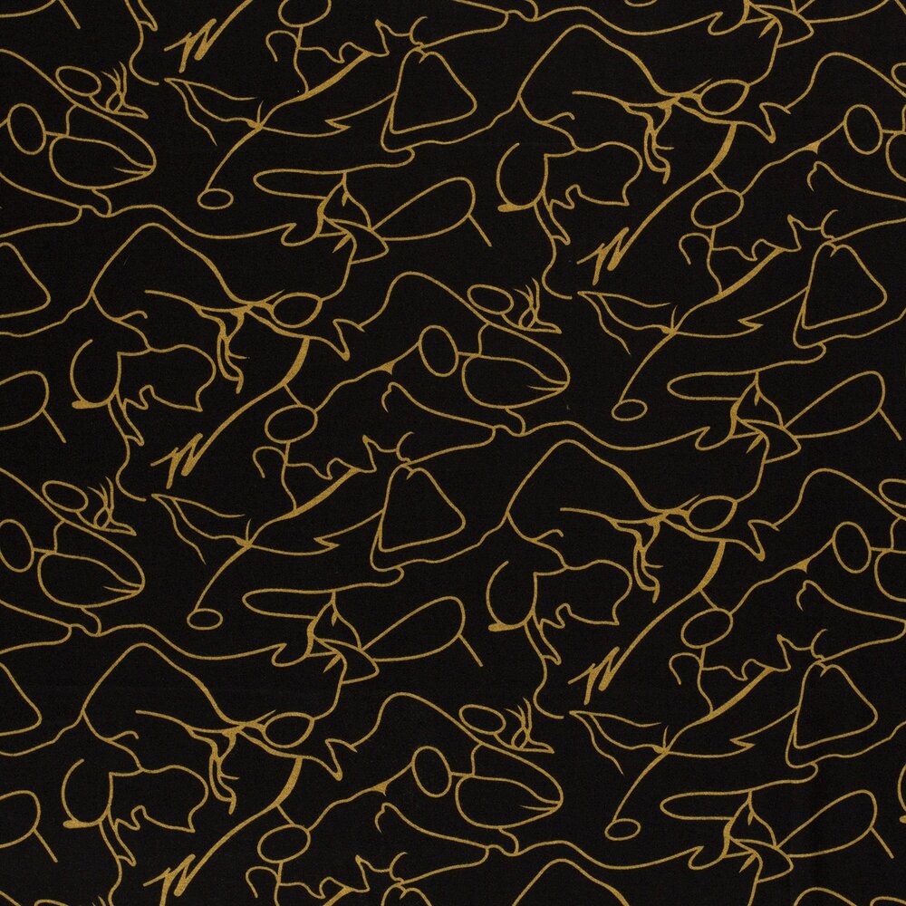 viscose jersey abstract oker