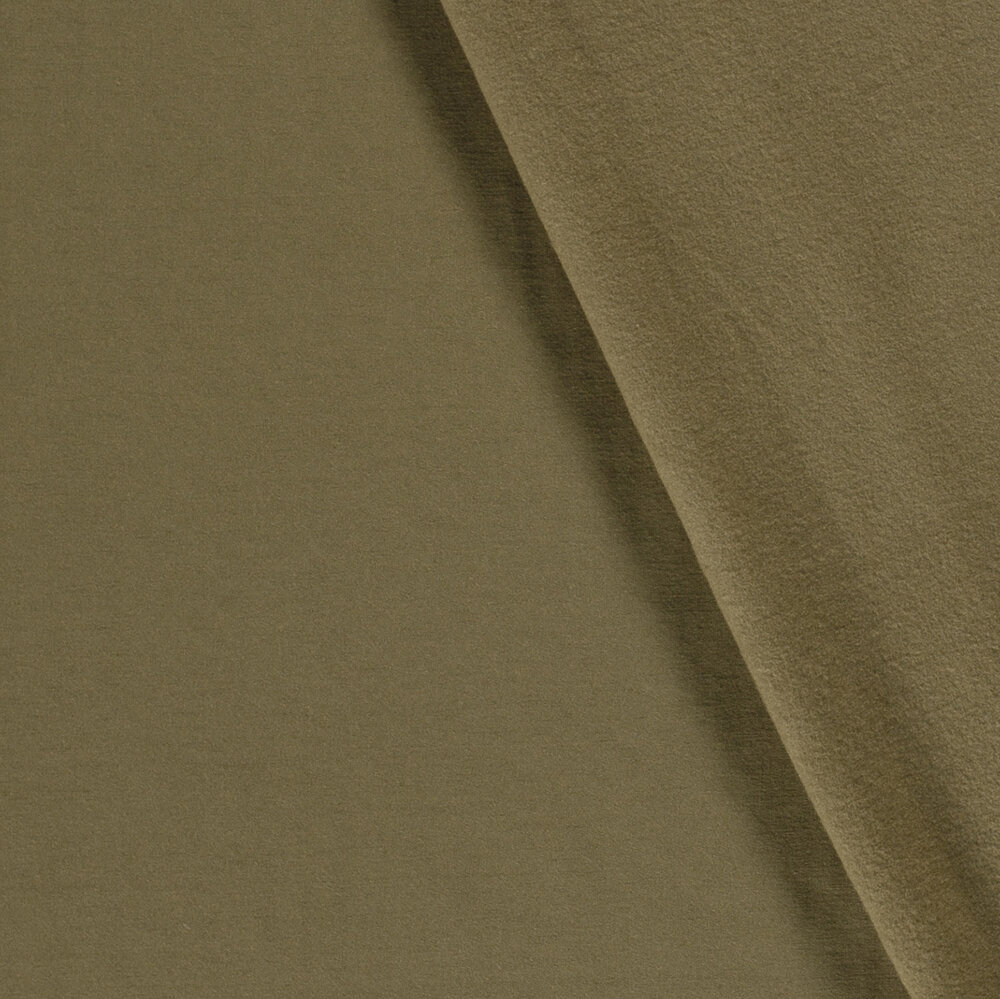 sweater viscose jersey kaki groen