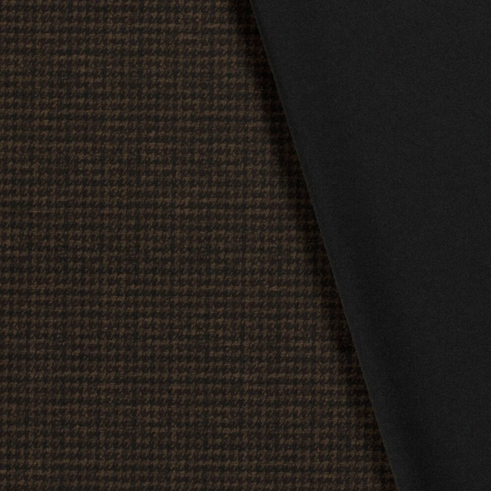 punta di roma pied de poule camel