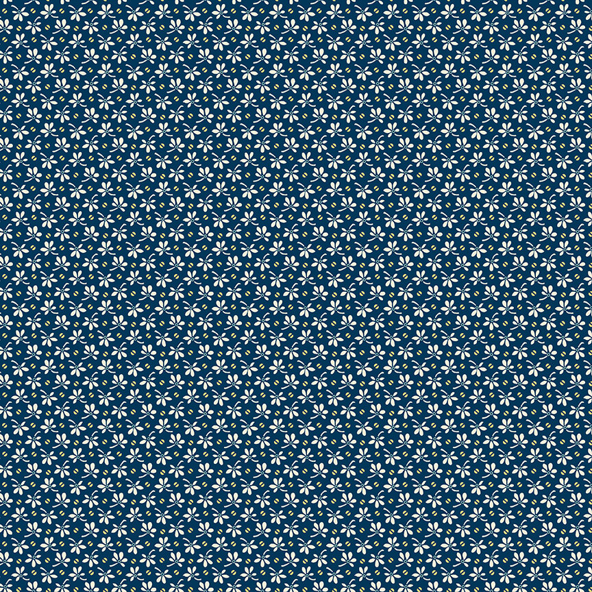 Annabella Flowers and Beans Blue