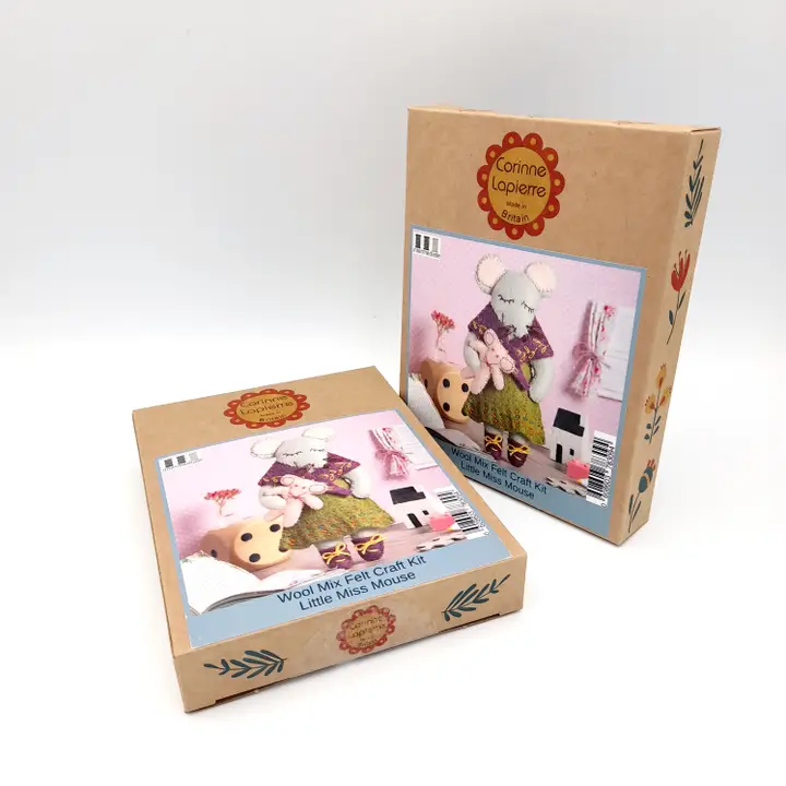 Little Miss Mouse Vilt Craft Mini Kit