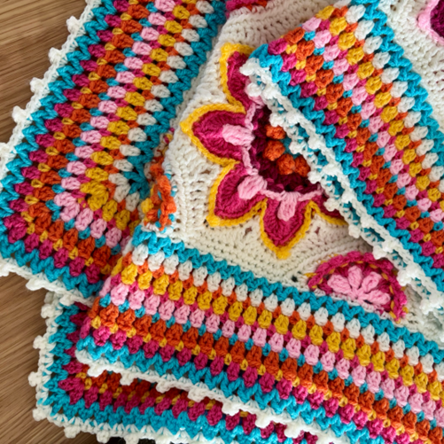 CAL Flowers Forever Blanket 2025 &ndash; Haakpakket Katia Merino Classic | Limited Edition