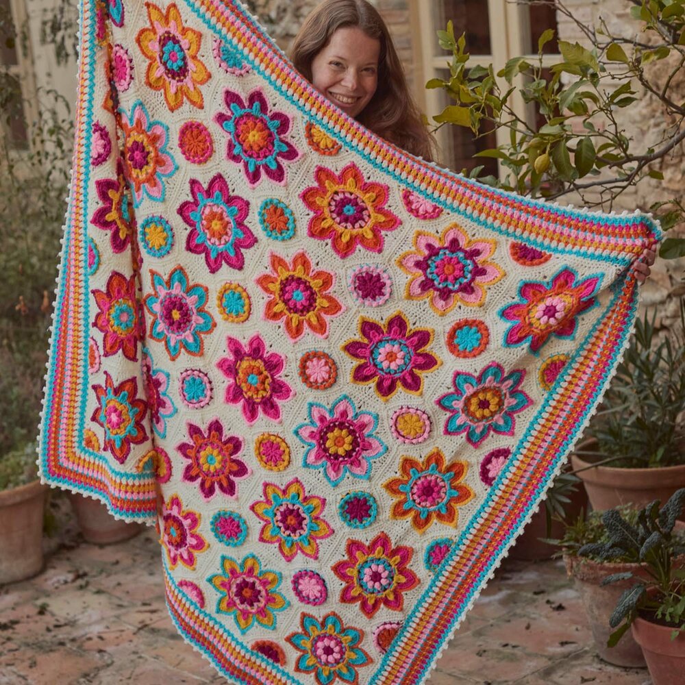 CAL Flowers Forever Blanket 2025 &ndash; Haakpakket Katia Merino Classic | Limited Edition