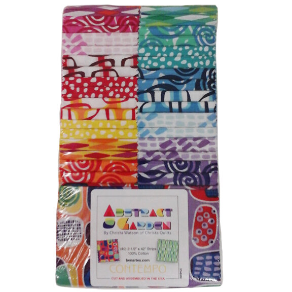 Abstract Garden 2 1/2" strips