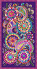 Petra, Panel Purple Paisley with Medallions