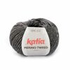 Merino Tweed Donker grijs 308