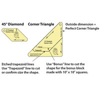 12" hunter's star template set