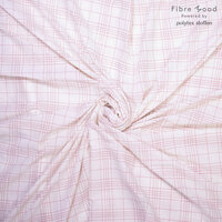 Belle wit/okerrood geruit