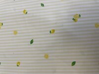 poplin katoen met citroenen