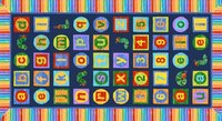 Very Hungry Catapilar Aphabet Panel