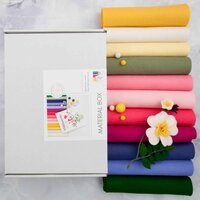 Viltbloemen materialen pakket + boek