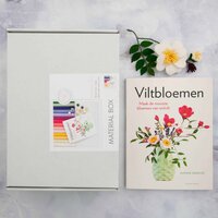 Viltbloemen materialen pakket + boek