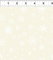 Winter Blooms Kaleidoscope Wall Hanging (cream), quiltkit