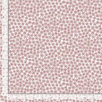 Garden Redwork Ditsy Floral Outline CD3102 White