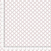 Garden Redwork Geo Dotted Circle CD3104 White