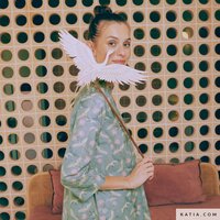 Poplin Katoen Jade Heron Sakura