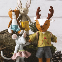 Felt Animal Families Book