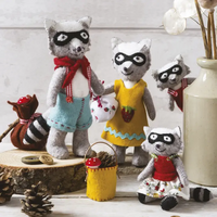 Felt Animal Families Book