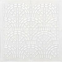 ReStyle Sashiko sjabloon seigaiha (golven) patroon maat 10 x 10 cm