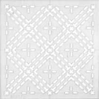 ReStyle Sashiko sjabloon ruiten patroon maat 10 x 10 cm