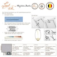 Bladwijzerkit roze dahlia set van 2