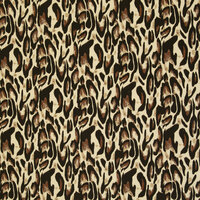 Tricot Leska met panterprint &ndash; Modieuze rekbare stof, 150 cm breed