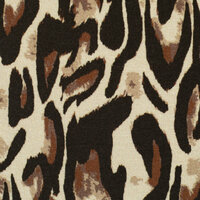 Tricot Leska met panterprint &ndash; Modieuze rekbare stof, 150 cm breed