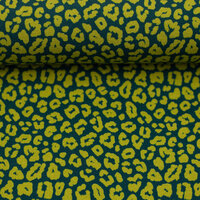 Tricot met panterprint &ndash; Zachte rekbare stof, 150 cm breed