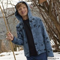 Katia Katoenen Fleece Sky Flying Dreams &ndash; 95% katoen, 145&ndash;150 cm