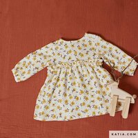 Katia Mousseline Reindeer Flowers &ndash; 100% katoen