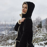 Techno Peachskin Padded Padded Black