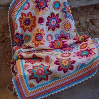 CAL Flowers Forever Blanket 2025 &ndash; Haakpakket Katia Merino Classic | Limited Edition