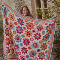 CAL Flowers Forever Blanket 2025 &ndash; Haakpakket Katia Merino Classic | Limited Edition