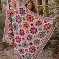 CAL Flowers Forever Blanket 2025 &ndash; Haakpakket Katia Merino Classic | Limited Edition