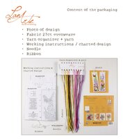 Bladwijzer kit kleurig bloemenboeket set van 2