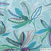 Rayon Chalis print Tortoise leaves