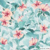 Sport Print T shirt Hibiscus