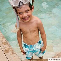 Swim Polyester Cahuamas &ndash; zwemstof met zeeschildpadden
