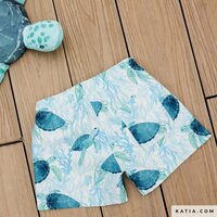 Swim Polyester Cahuamas &ndash; zwemstof met zeeschildpadden