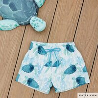 Swim Polyester Cahuamas &ndash; zwemstof met zeeschildpadden