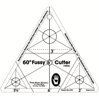 60-degree Fussy Cutter Template