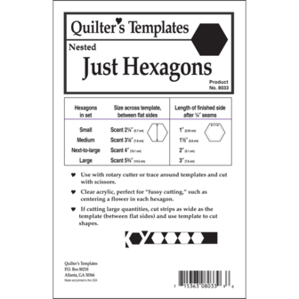 Just Hexagons Nested Templates (4p)
