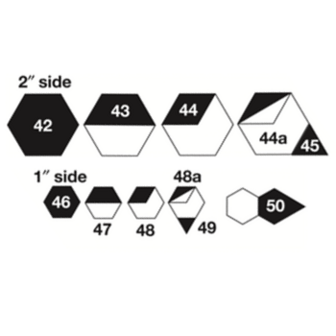 Set G, Small Hexagon Set (9p)