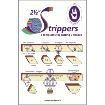 Strippers for 2&frac12; inch strips (3p)