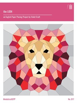 The Lion English Paper Piecing